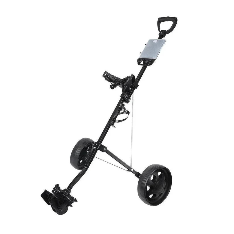 Foldable Aluminum Golf Push Pull Trolley Cart Buggy for Easy Transport