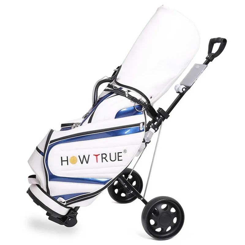 Foldable Aluminum Golf Push Pull Trolley Cart Buggy for Easy Transport