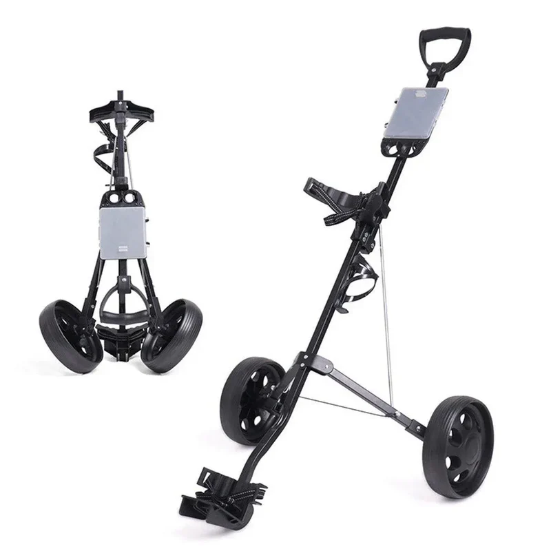 Foldable Aluminum Golf Push Pull Trolley Cart Buggy for Easy Transport