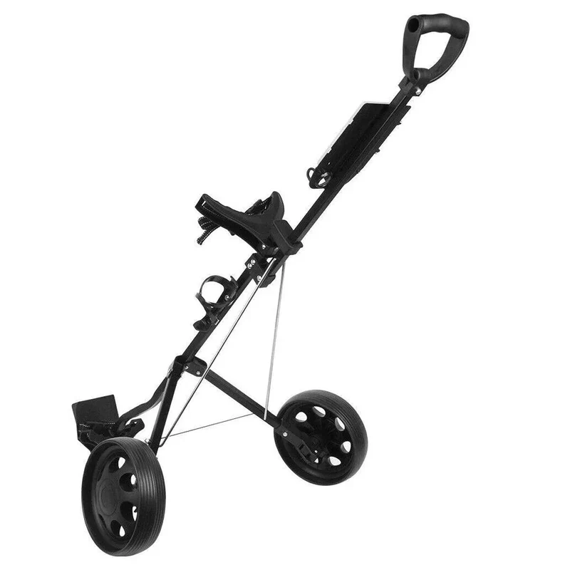 Foldable Aluminum Golf Push Pull Trolley Cart Buggy for Easy Transport