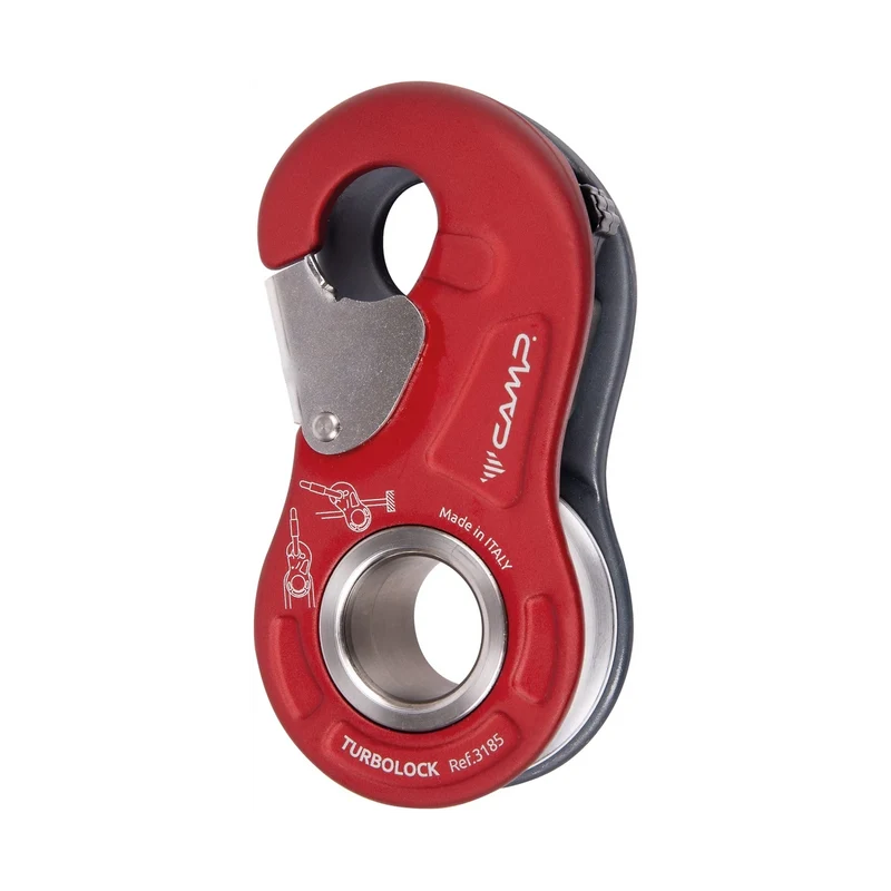 Camp TurboLock, kompakte Umlenkrolle mit integrierter Seilklemme