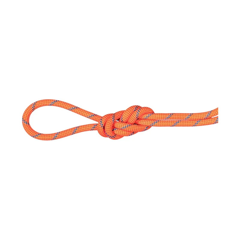 Mammut Alpine Sender 7,5 60m Orange, ultraleichtes Halb-/Zwillingsseil für Alpin und Mehrseillängen