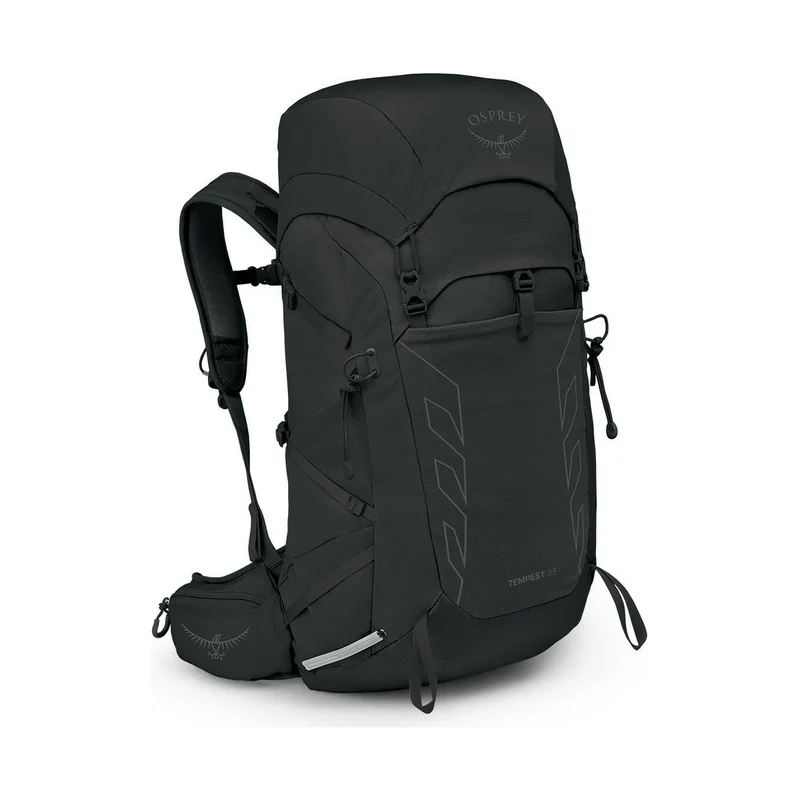 Osprey Tempest 33 W Black, leichter Damen-Wanderrucksack für Bergtouren und Trekking