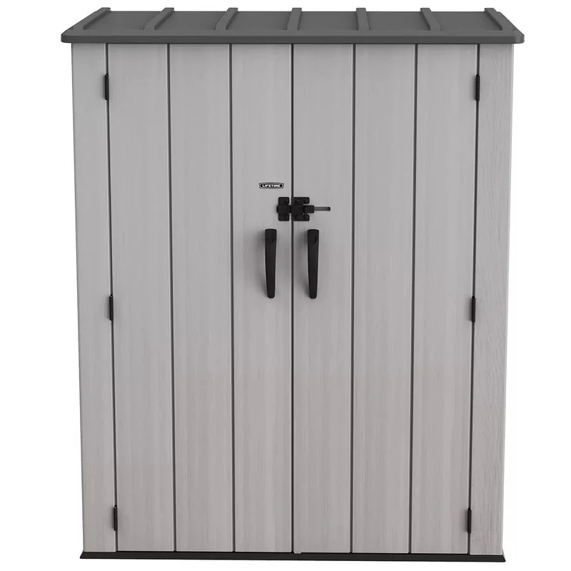 Lifetime Vertical Shed With Shelves