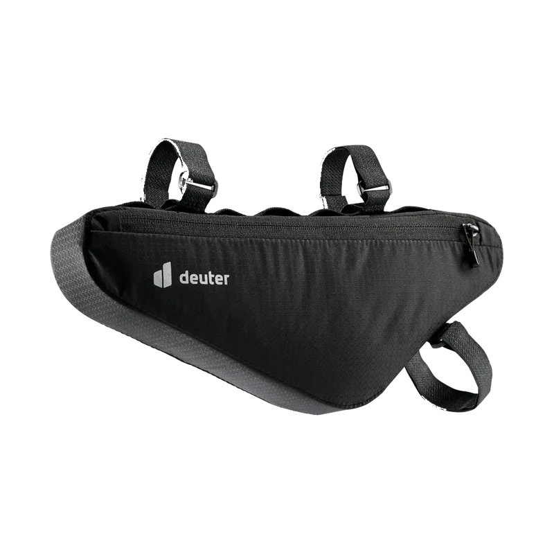 Deuter Triangle Front Bag 1,5 Black, praktische Rahmentasche für Bike-Touren und Alltag
