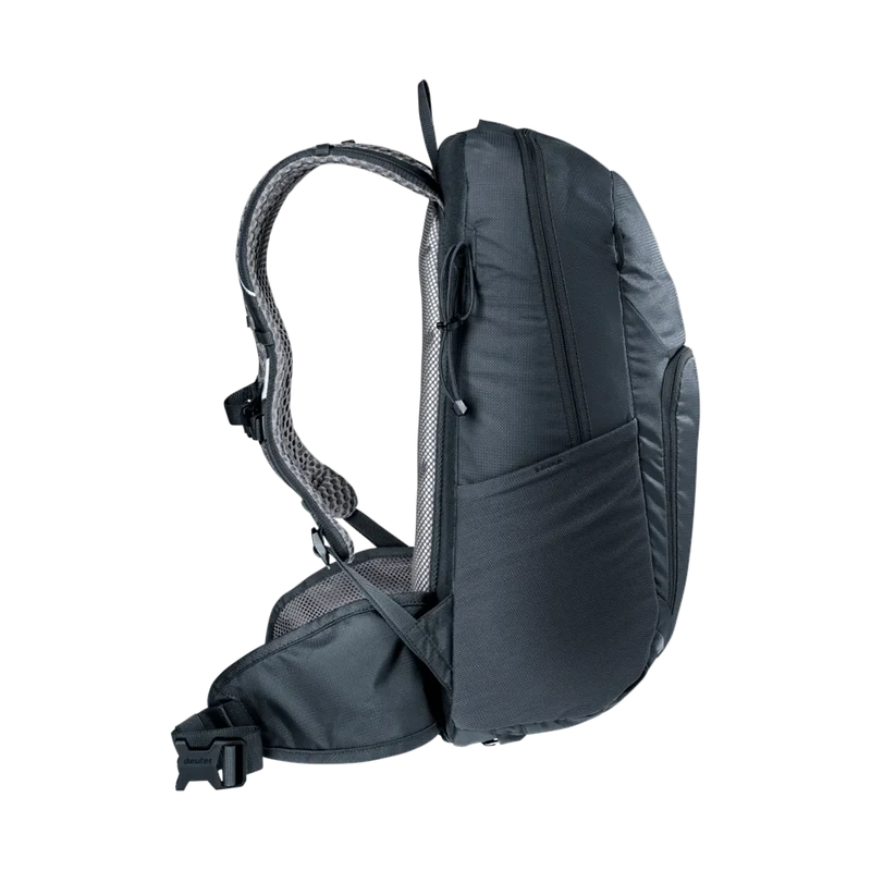 Deuter Bike 20 Black, funktioneller Bike-Rucksack für Touren und Alltag