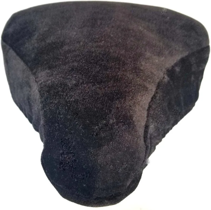 Black Fleece Bicycle Saddle Cover