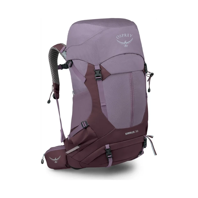 Osprey Sirrus 36 W Violet, komfortabler Damen-Wanderrucksack für Tages- und Hüttentouren
