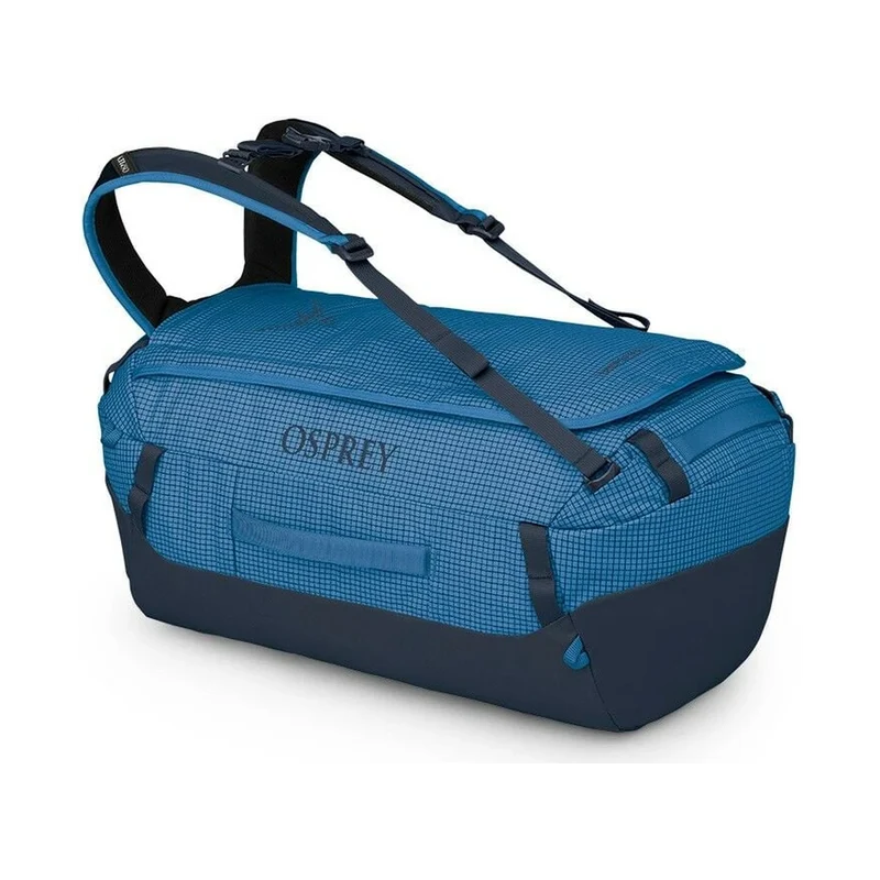 Osprey Transporter Duffel 40 Blue, robuste Reisetasche für Reisen und Outdoor