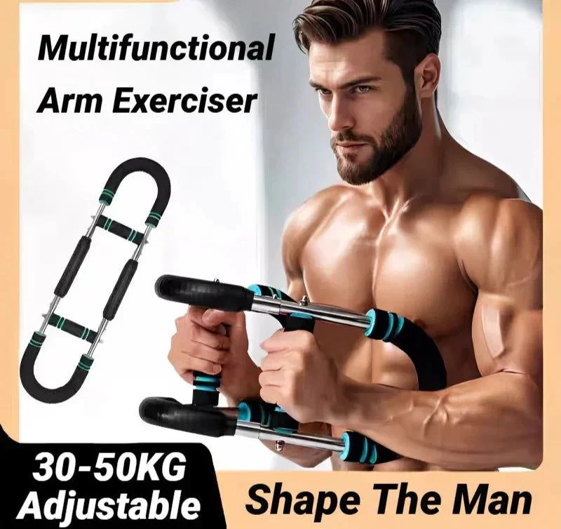 Adjustable U-Shaped Arm Exerciser Blue