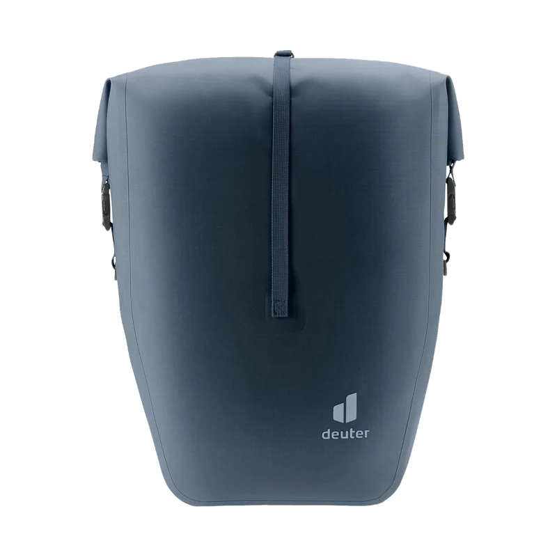 Deuter Visby 25+5 Black, geräumige Fahrradtasche für Alltag, Pendeln und Touren