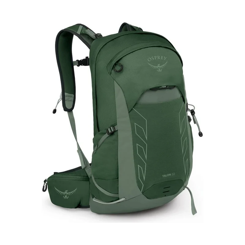 Osprey Talon 22 Green, leichter Wanderrucksack für Tages- und Bergtouren