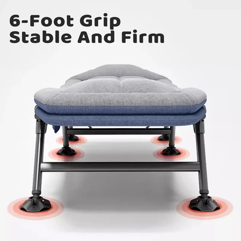 Folding Bed Single Model Dark Grey