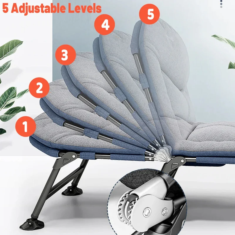Folding Bed Single Model Dark Grey