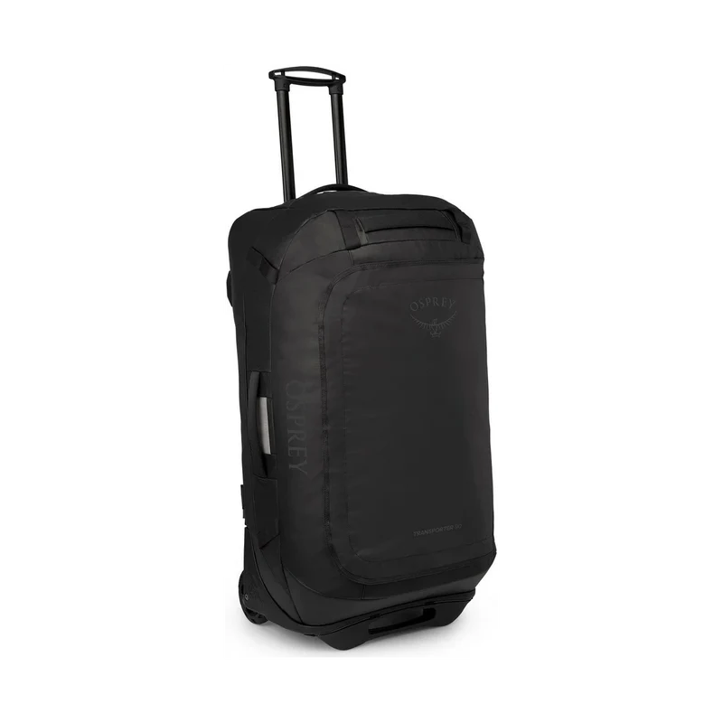 Osprey Transporter Wheeled Duffel 90 Black, robuste Roll-Reisetasche für Reisen und Outdoor