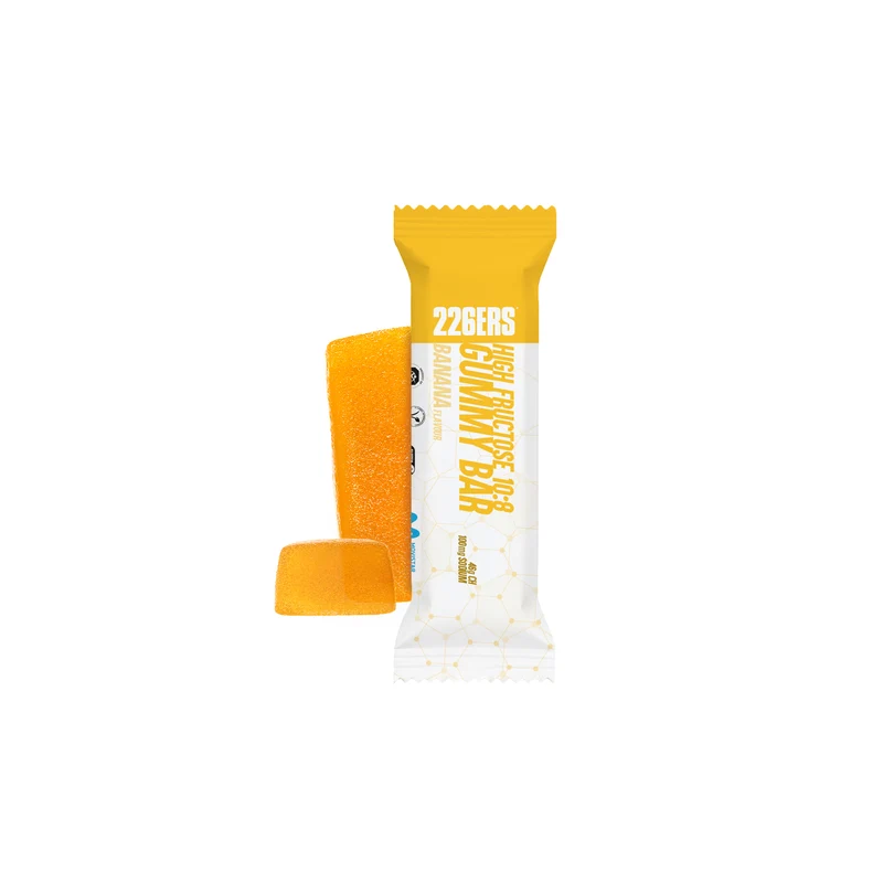 HIGH FRUCTOSE GUMMY BAR 60g - Gominola Energética
