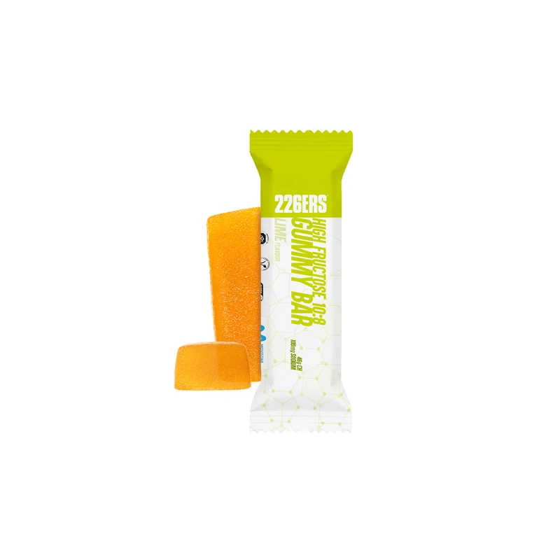 HIGH FRUCTOSE GUMMY BAR 60g - Gominola Energética