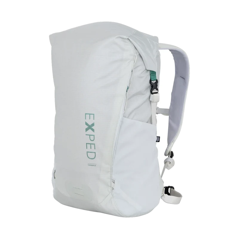 Exped Typhoon 25 White, wasserdichter Tagesrucksack für Wandern, Bike und Alltag