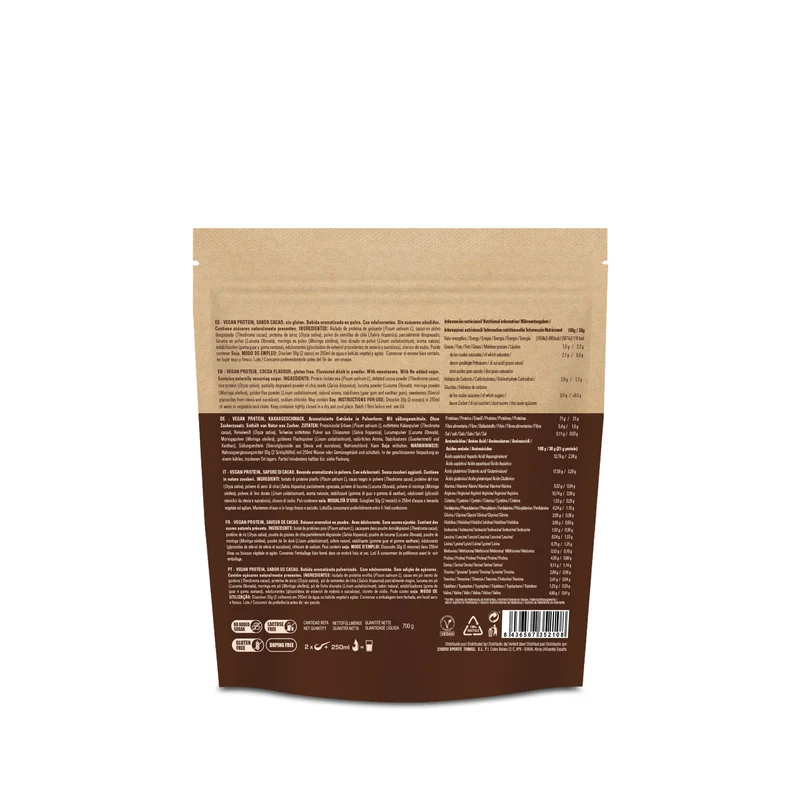 VEGAN PROTEIN - Batido Proteico Vegano en Polvo 700g