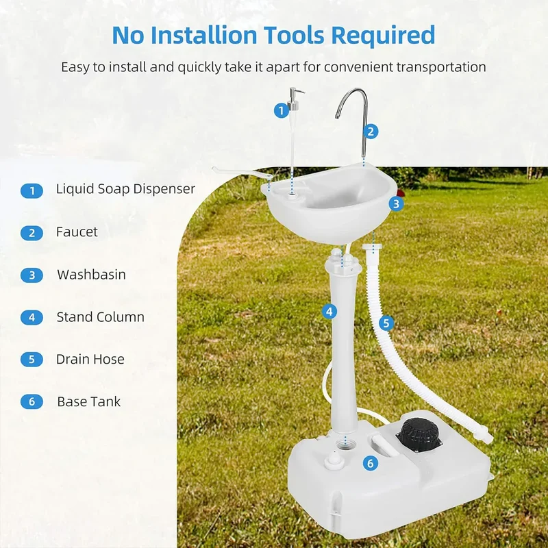 Mobile Portable Outdoor Washbasing