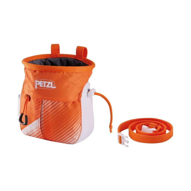 Petzl Saka Poche Orange, praktischer Chalkbag für Bouldern und Klettern