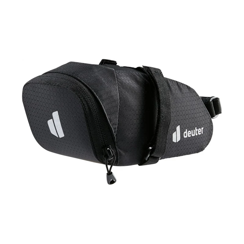 Deuter Bike Bag 0,8 Black, kompakte Fahrradtasche für Werkzeug und Kleinteile