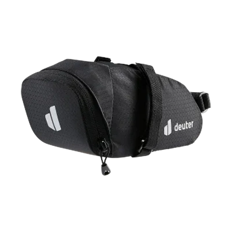 Deuter Bike Bag 0,8 Black, kompakte Fahrradtasche für Werkzeug und Kleinteile