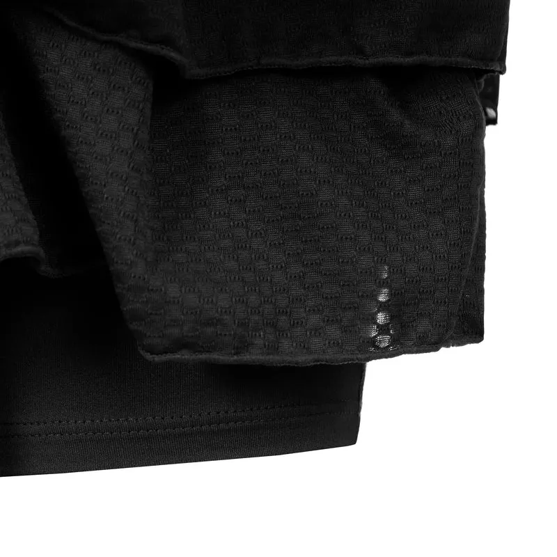 Crew Pleated Rock Damen-Schwarz