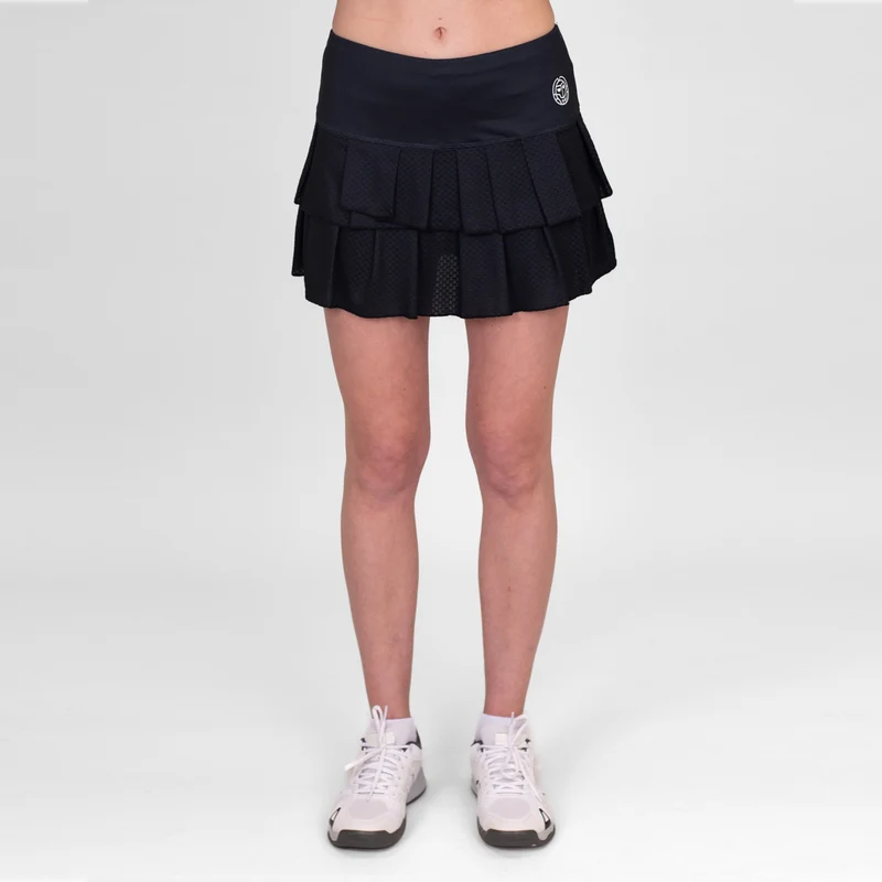 Crew Pleated Rock Damen-Schwarz