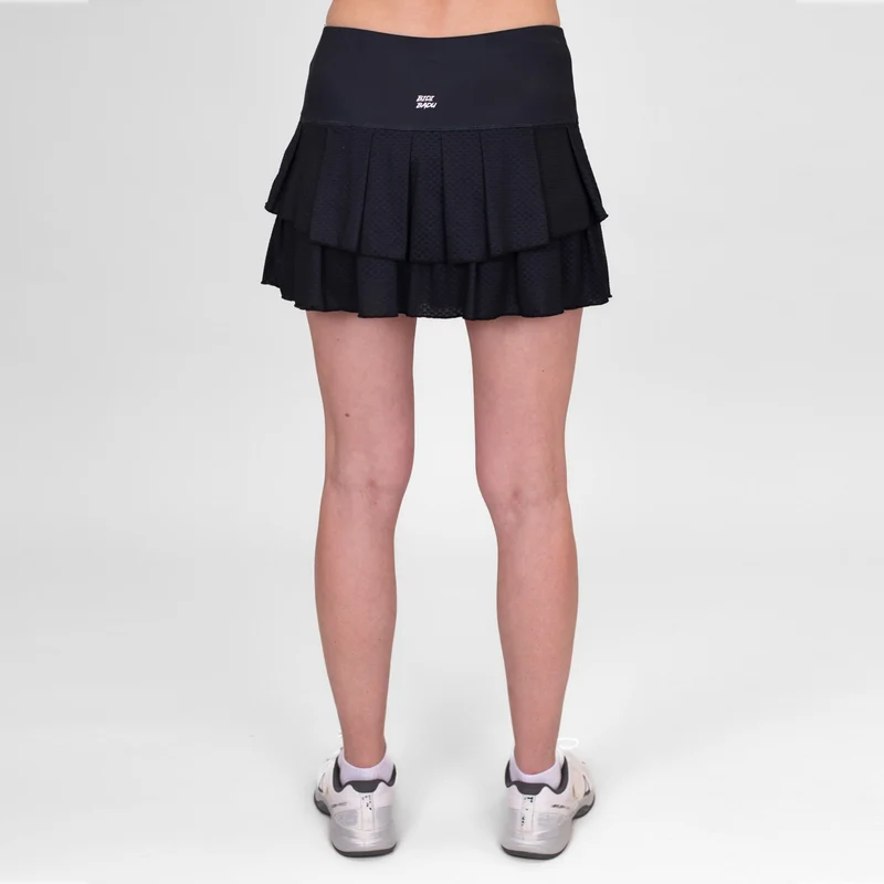 Crew Pleated Rock Damen-Schwarz