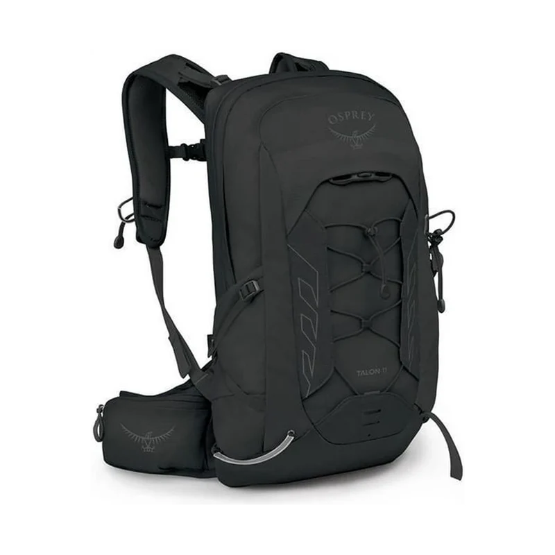 Osprey Talon 11 Black, leichter Tagesrucksack für Wandern und schnelle Touren