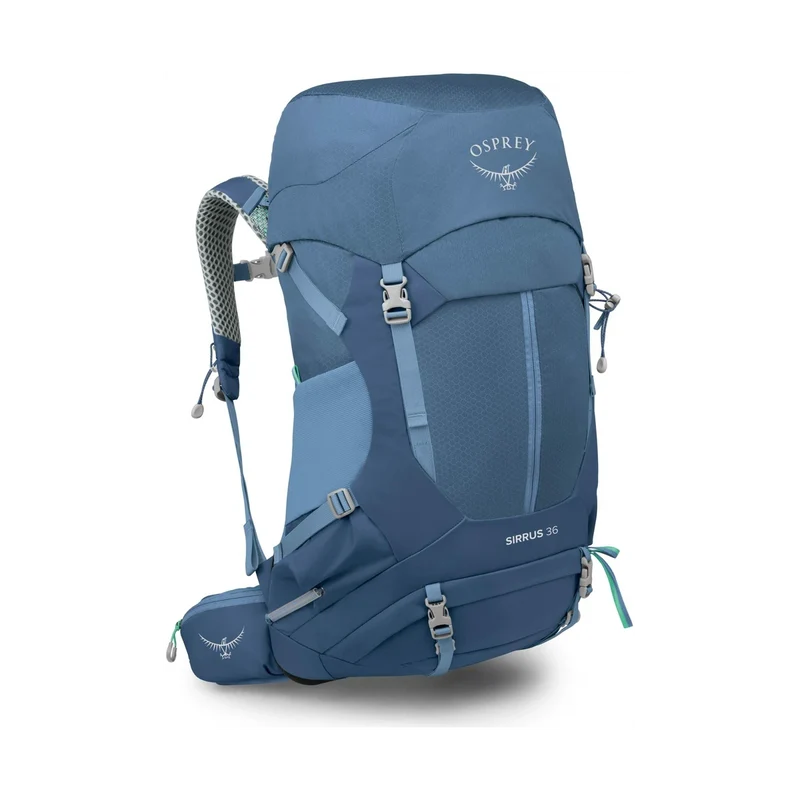 Osprey Sirrus 36 W Blue, komfortabler Damen-Wanderrucksack für Tages- und Hüttentouren