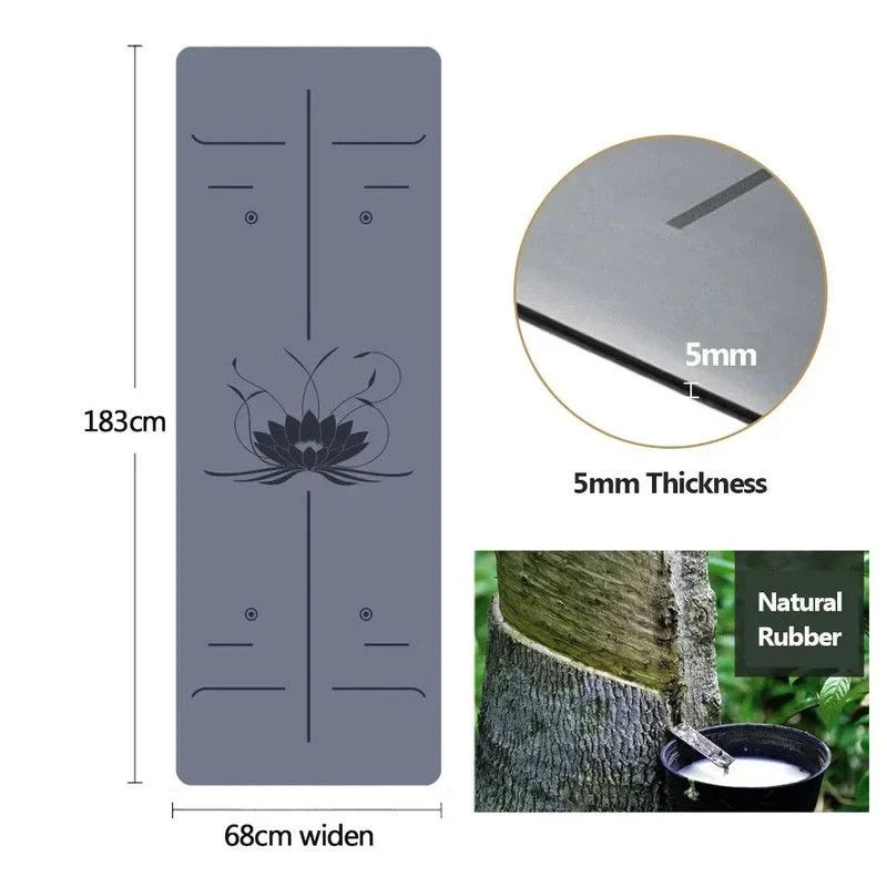 Professional Natural Rubber Yoga Mat