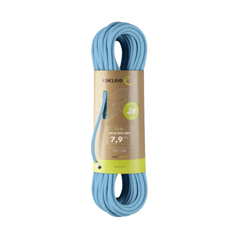 Edelrid Apus Eco Dry 7,9 mm 60 m, ultraleichtes High-End Kletterseil
