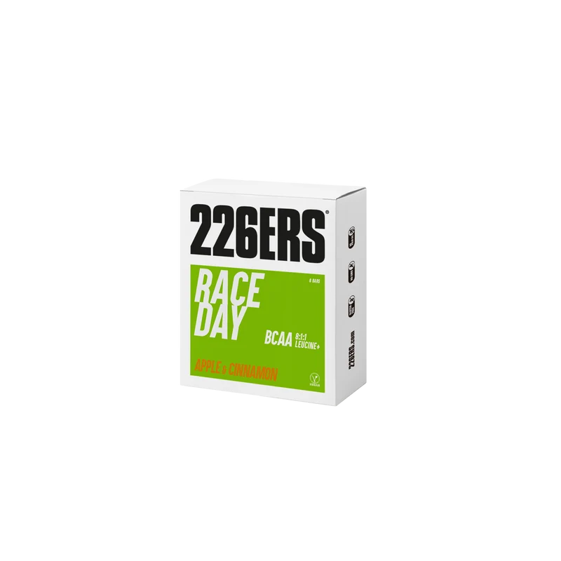 BOX 6 RACE DAY BAR BCAA 40g - Barrita Energética Vegana