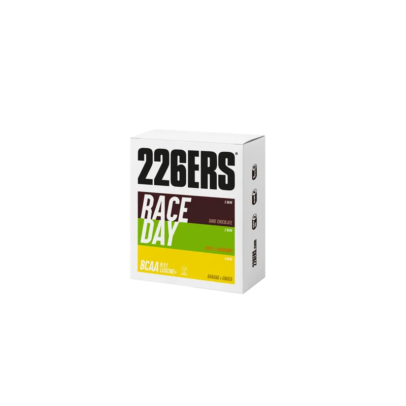 BOX 6 RACE DAY BAR BCAA 40g - Barrita Energética Vegana