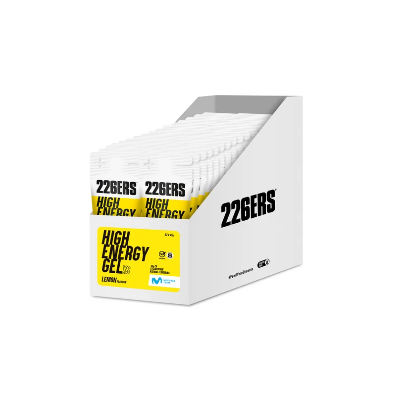 BOX 32 HIGH ENERGY GEL XS 45g - Gel Energético con ciclodextrina