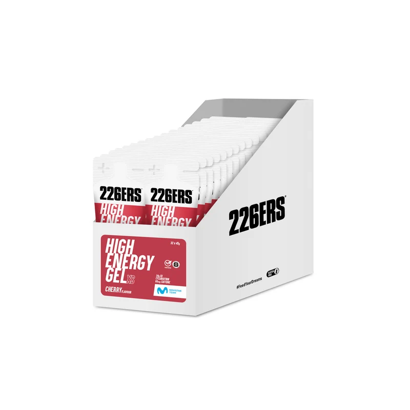 BOX 32 HIGH ENERGY GEL XS 45g - Gel Energético con ciclodextrina