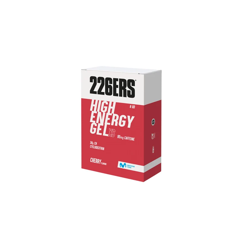 BOX 8 HIGH ENERGY GEL XS 45g - Gel Energético con ciclodextrina