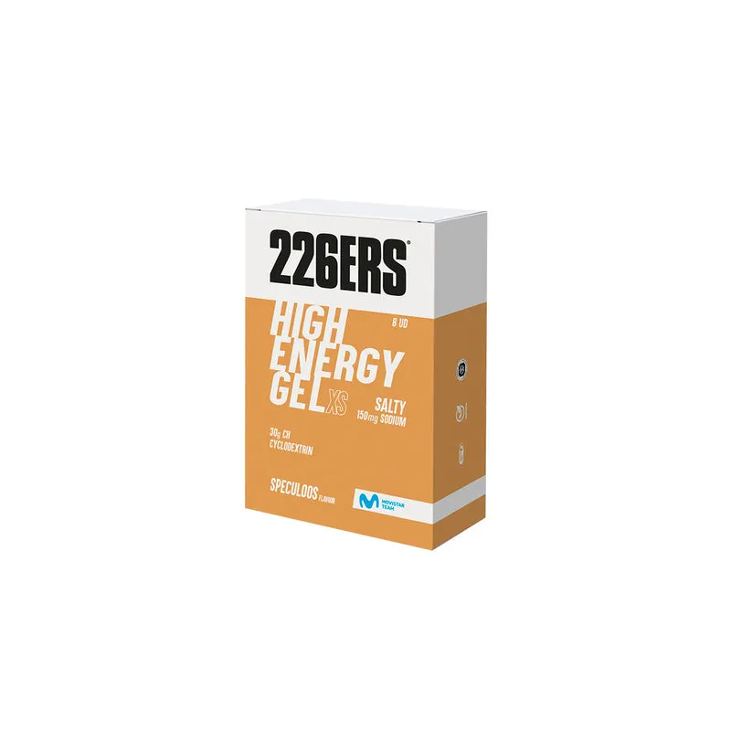 BOX 8 HIGH ENERGY GEL XS 45g - Gel Energético con ciclodextrina
