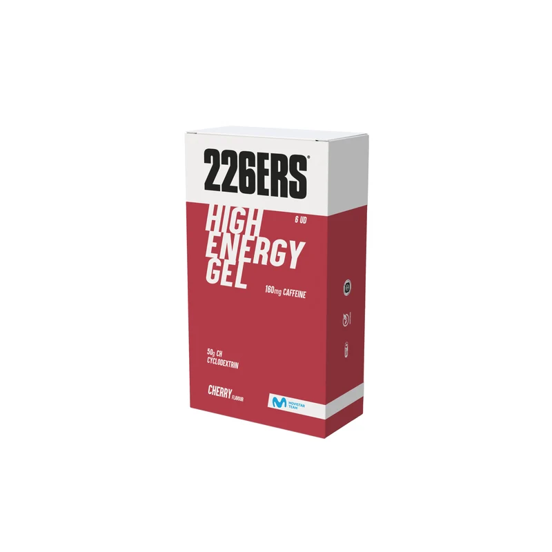 BOX 6 HIGH ENERGY GEL 76g - Gel Energético con ciclodextrina