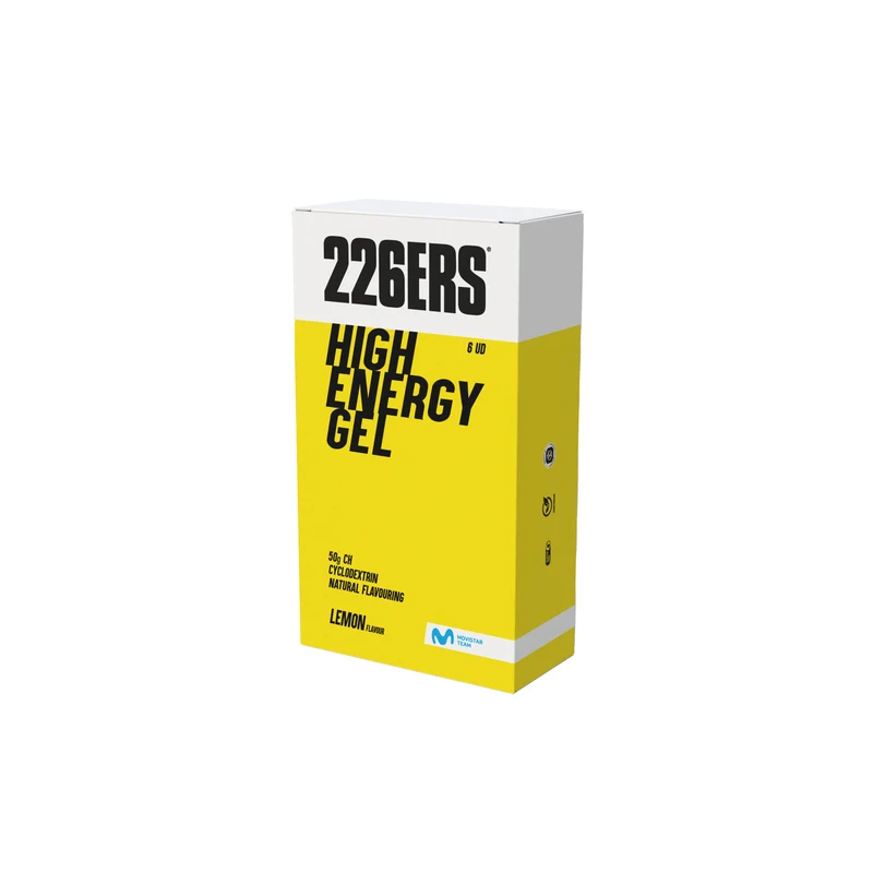 BOX 6 HIGH ENERGY GEL 76g - Gel Energético con ciclodextrina