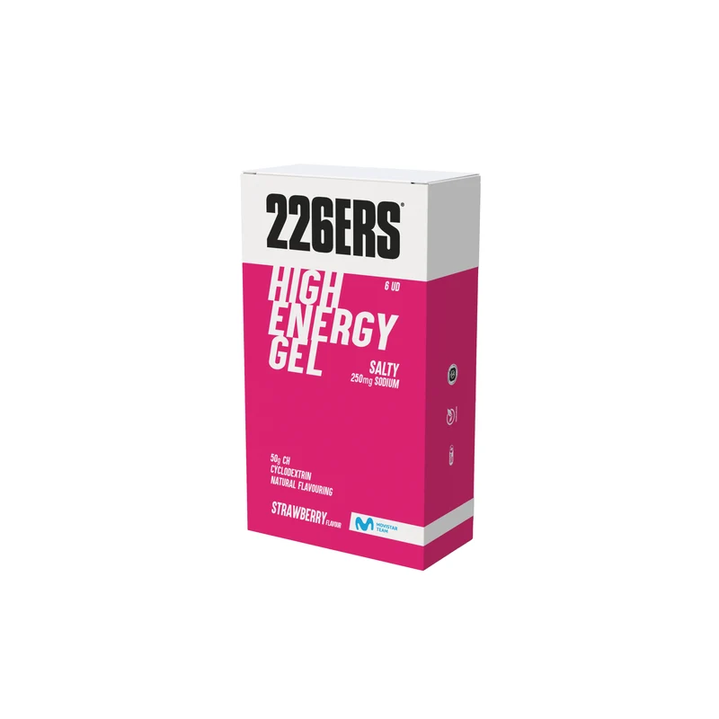 BOX 6 HIGH ENERGY GEL 76g - Gel Energético con ciclodextrina