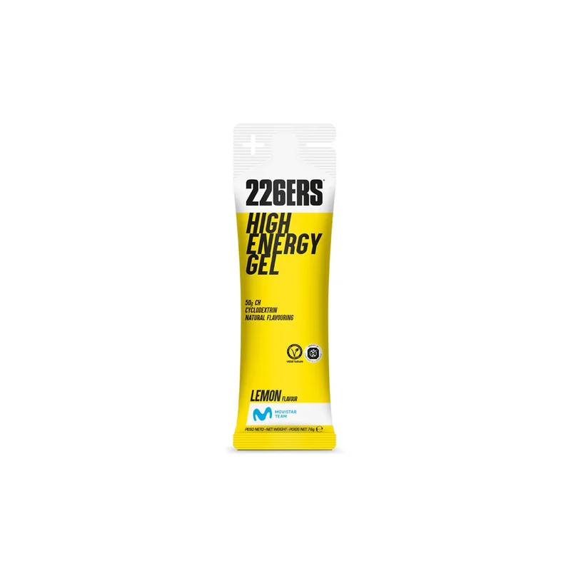 BOX 24 HIGH ENERGY GEL 76g - Gel Energético con ciclodextrina