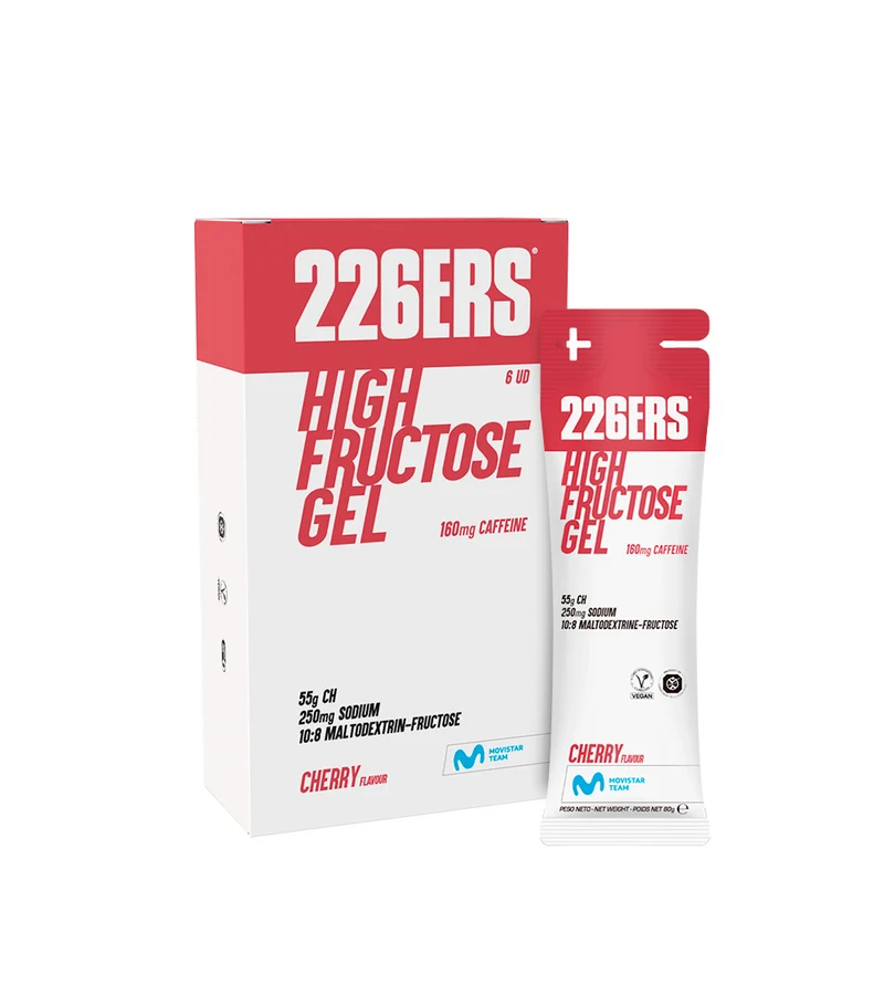 BOX 6 HIGH FRUCTOSE GEL 80g - Gel Energético con fructosa