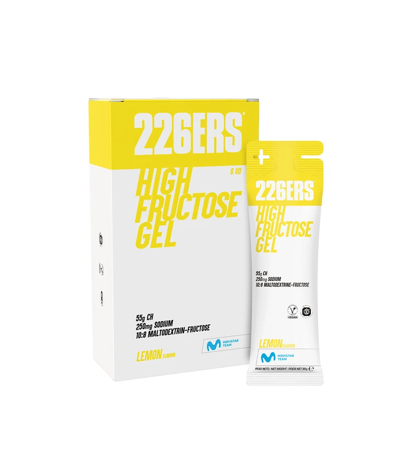 BOX 6 HIGH FRUCTOSE GEL 80g - Gel Energético con fructosa