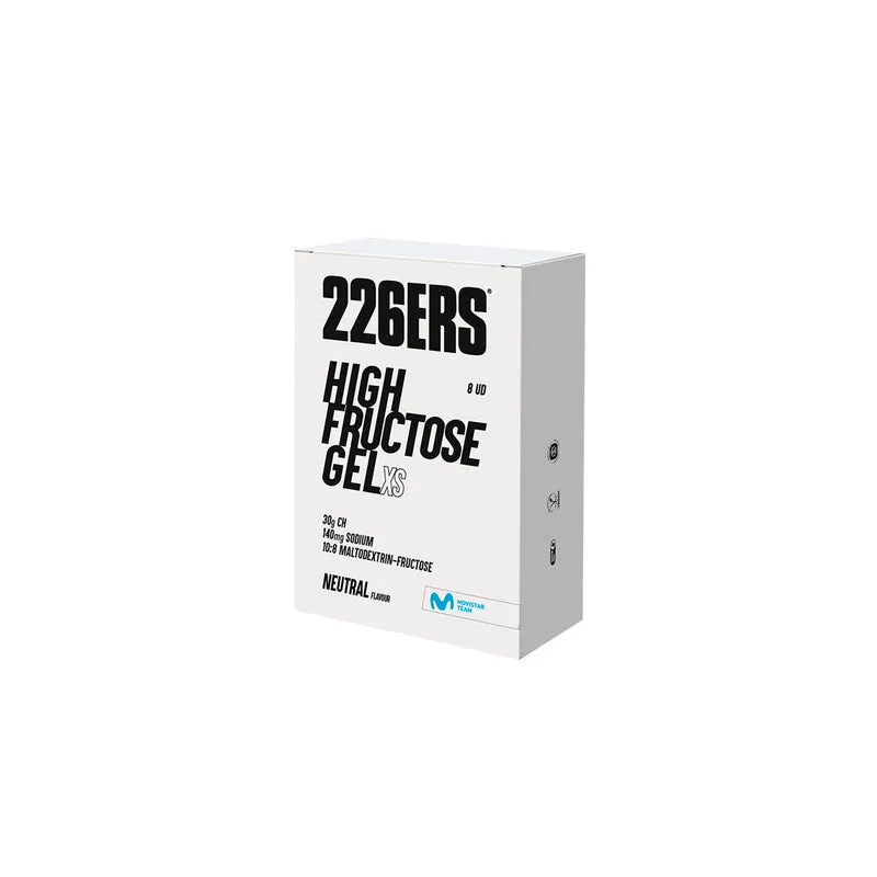 BOX 8 HIGH FRUCTOSE GEL XS 44g - Gel Energético con fructosa