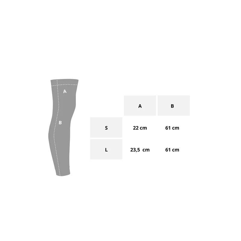 LEG WARMERS BLACK - Pernera negra