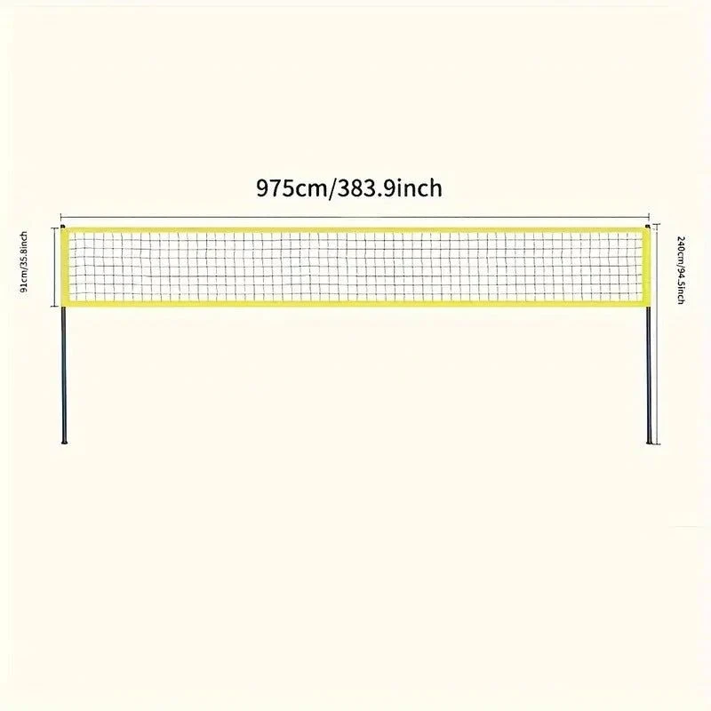 Volleyball Set Outdoor PVC Net with Accessories