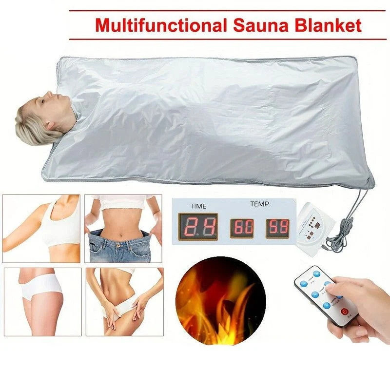Far Infrared Sauna Blanket For Slimming & Detox(White)